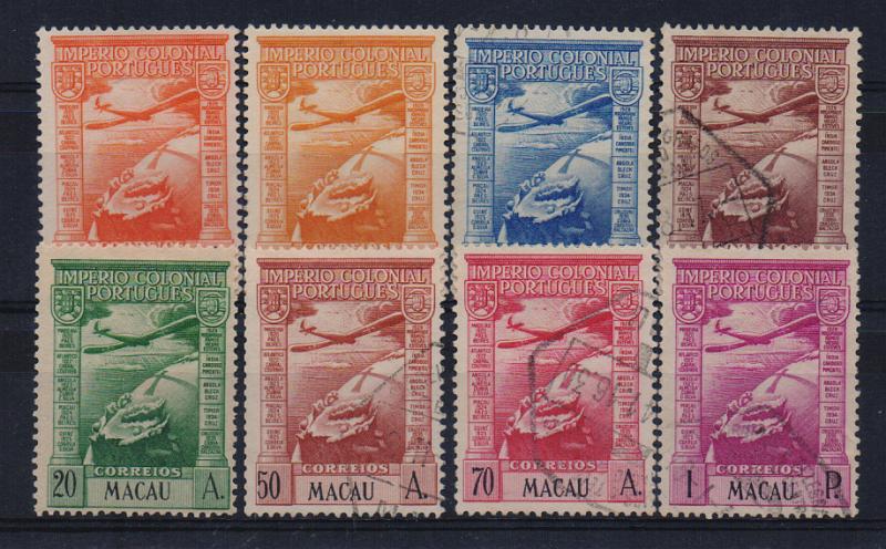 2561.jpg -     Lote:    2561      Lotes pelo Correio       Macau       Descrição:         1938 &mdash; Império Colonial Português. CE CA7, 9/15. Valor de catálogo &euro; 32.35.         O       Valor Base:     &euro; 6,00     Valor Venda:     Retirado     