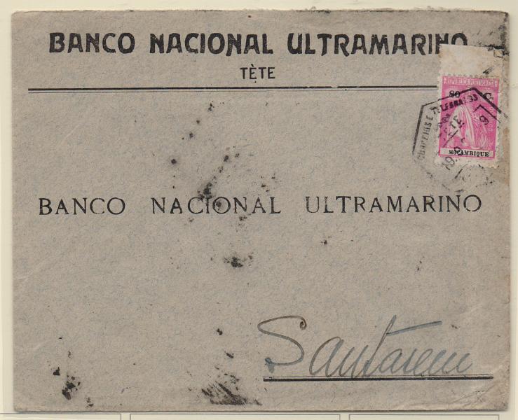 2577.jpg -     Lote:    2577      Lotes pelo Correio       Moçambique       Descrição:         1922 &mdash; Ceres. Sobrescrito circulado de Tete (19.09.29) para Santarém com selo de 80C CE244.         Carta       Valor Base:     &euro; 8,00     Valor Venda:     Retirado     