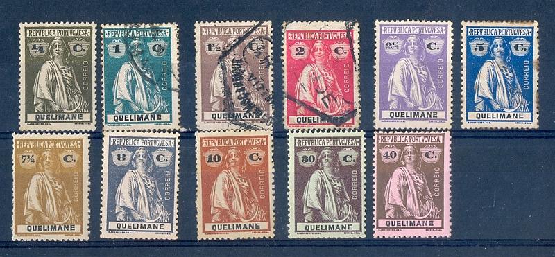 2601.jpg -     Lote:    2601      Lotes pelo Correio       Quelimane       Descrição:         1914 &mdash; Ceres. CE 25, 27/34, 37/38. Alguns pontos de óxido.         **/O       Valor Base:     &euro; 3,00     Valor Venda:     &euro; 8,00       