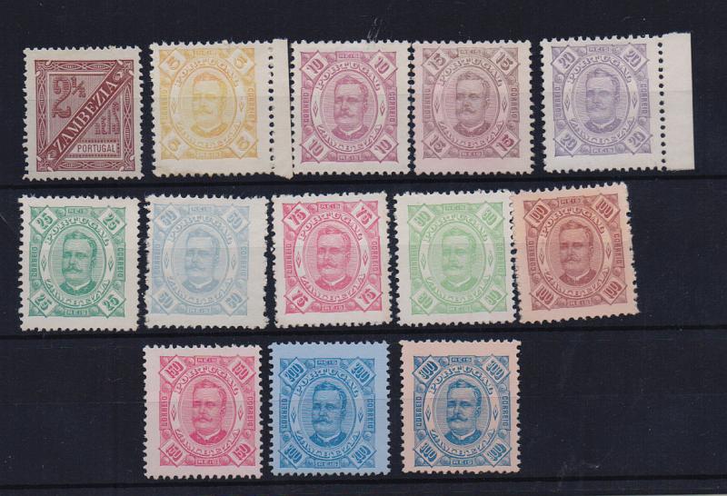 2602.jpg -     Lote:    2602      Lotes pelo Correio       Zambézia       Descrição:         1893/94 &mdash; D. Carlos I tipo Diogo Neto. CE 1/13.Série completa em diversos denteados. Lote a ver.         *       Valor Base:     &euro; 10,00     Valor Venda:     &euro; 20,00       