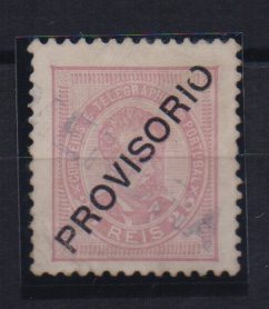 2608.jpg -     Lote:    2608      Lotes pelo Correio       Portugal       Descrição:         Carimbos nominativos. 1892/93 &mdash; D. Luís I. Provisórios. CE86, 25 reis. Obliterado com carimbo batido a violeta "ALMENDRA".         O       Valor Base:     &euro; 10,00     Valor Venda:     Retirado     