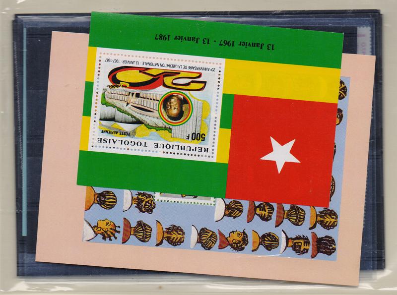 2763.jpg -     Lote:    2763      Lotes pelo Correio              Descrição:         Togo. Lote composto por 4 blocos e 10 séries completas. Lote a ver.         Lote       Valor Base:     &euro; 8,00     Valor Venda:     &euro; 8,00       