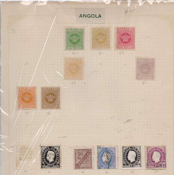 2810.jpg -     Lote:    2810      Lotes pelo Correio              Descrição:         Portugal e ex-Colónias. Folhas de álbum com selos usados. Lote a ver.         Lote       Valor Base:     &euro; 15,00     Valor Venda:     &euro; 19,00       