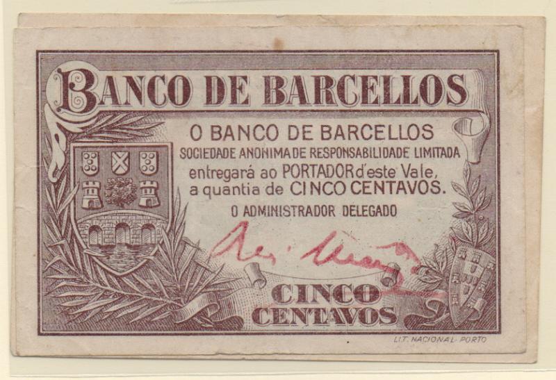 2840.jpg -     Lote:    2840      Lotes pelo Correio              Descrição:         Banco de Barcelos. 5 C, MA 351.a e CM Feira, 1 C, MA 888, MBC+         CDL       Valor Base:     &euro; 5,00     Valor Venda:     &euro; 8,00       