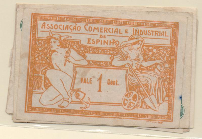 2845.jpg -     Lote:    2845      Lotes pelo Correio              Descrição:         Espinho &mdash; Associação Comercial e Industrial, 1 C, MA 823, 1 C, MA 826 (2), série "A", "C" e 2 C (2) MA 827 (2), série "A" e "B" e 5 C, MA 828, série "A", MBC+ NV.         CDL       Valor Base:     &euro; 9,00     Valor Venda:     Retirado     