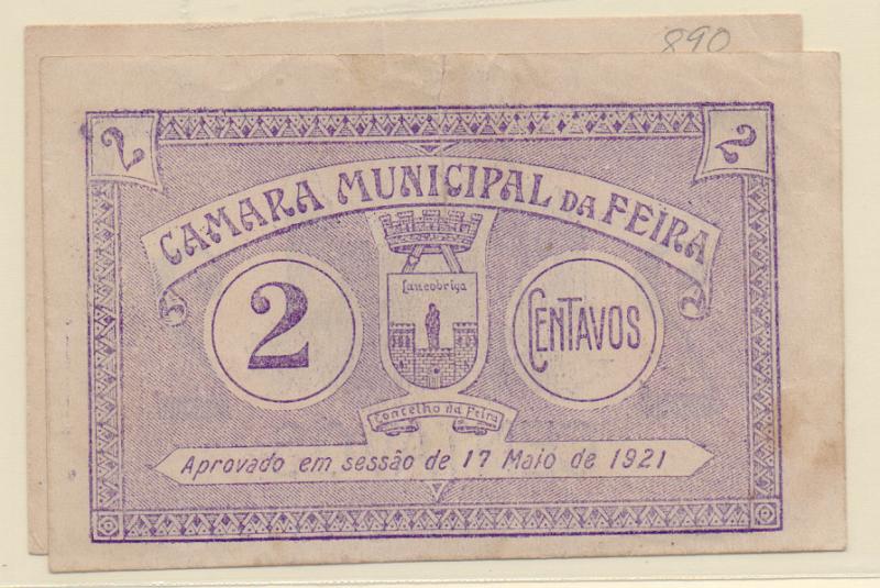 2846.jpg -     Lote:    2846      Lotes pelo Correio              Descrição:         Câmara Municipal da Feira, 2 e 4 C, MA 589/90, BL, mas 2 C com rasgo reparado.         CDL       Valor Base:     &euro; 4,00     Valor Venda:     Retirado     