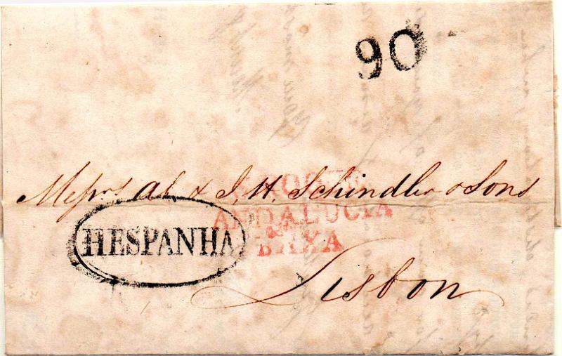 0304.jpg -     Lote:    304                   Descrição:         Lisboa / Hespanha &mdash; A preto, GM LSB OE3 em carta datada de Malta (12.12.1812) para Lisboa com o porte de 90 reis batido a preto.        Carta       Valor Base:     &euro; 20,00     Valor Venda:     &euro;      