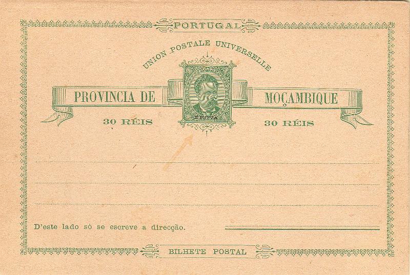 0478.jpg -     Lote:    478                   Descrição:         1885 &mdash; D. Luís I. OM3, 30 reis verde. Inteiro com sobrecarga "PROVA" pequena horizontal. MB e R.        IN       Valor Base:     &euro; 12,00     Valor Venda:     &euro;      