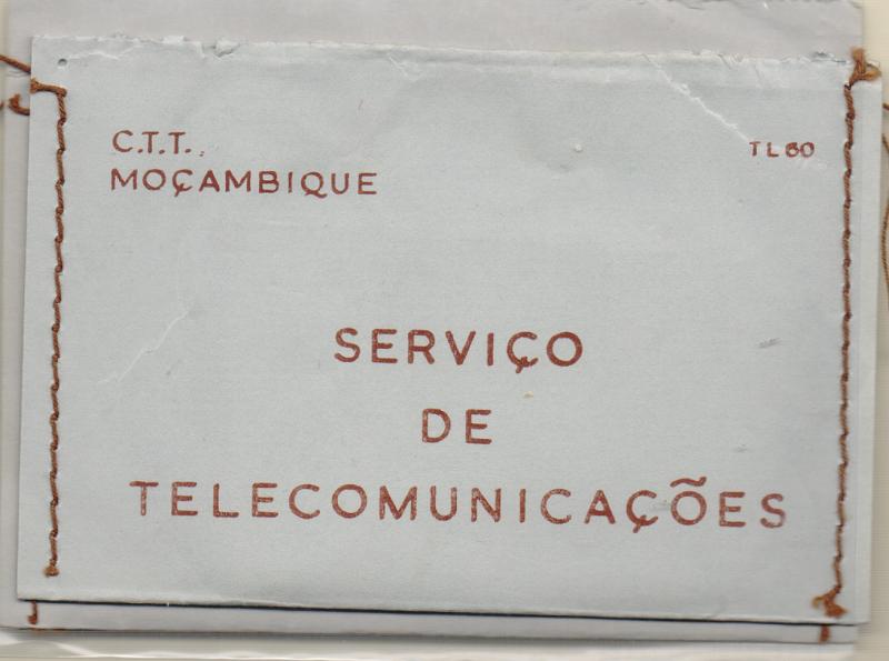 0482.jpg -     Lote:    482                   Descrição:         Moçambique. Lote de três sobrescritos do serviço de telecomunicações Mod TL60, com os respectivos telegramas no seu interior, obliterados com carimbo hexagonal de LOURENÇO MARQUES, batido a preto.        IC       Valor Base:     &euro; 15,00     Valor Venda:     &euro;      