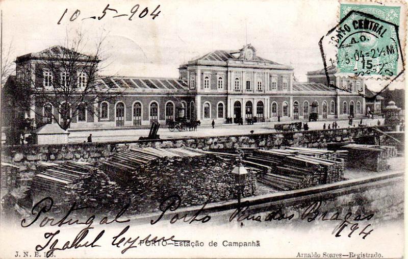 0549.jpg -     Lote:    549                   Descrição:         Caminhos-de-ferro &mdash; Porto. Estação da Campanhã        PI       Valor Base:     &euro; 14,00     Valor Venda:     &euro;      