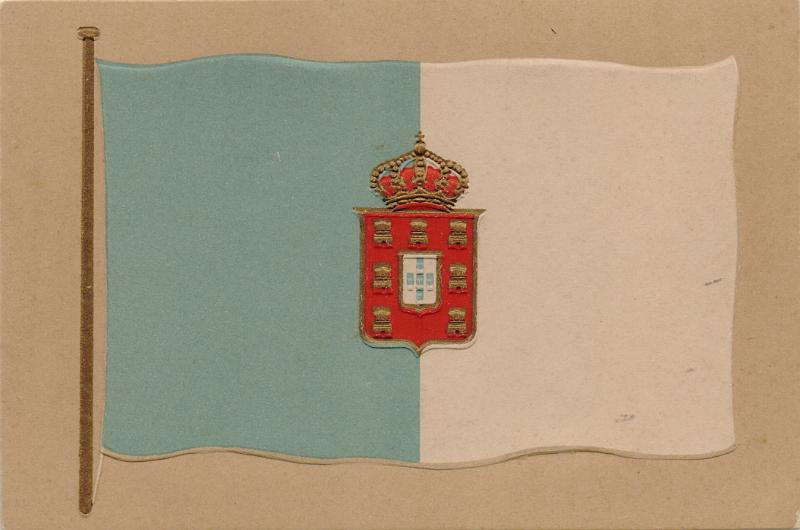 0568.jpg -     Lote:    568                   Descrição:         Bandeira da Monarquia. Postal em relevo.        PI       Valor Base:     &euro; 8,00     Valor Venda:     &euro;      
