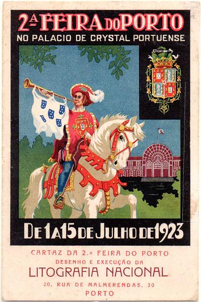 0578.jpg -     Lote:    578                   Descrição:         Cartaz da "2.ª Feira do Porto no Palácio de Crystal Portuense". Circulado.        PI       Valor Base:     &euro; 20,00     Valor Venda:     &euro;      
