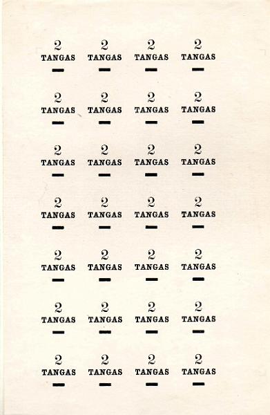 0892.jpg -     Lote:    892                   Descrição:         1905 &mdash; D. Carlos I, tipo Mouchon, com sobretaxa. CE199, 2T s/ 2 &frac12; T. Folha completa com a prova da sobretaxa em papel branco liso. MB e MR.        PRV       Valor Base:     &euro; 350,00     Valor Venda:     &euro;      