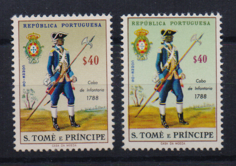 0914.jpg -     Lote:    914                   Descrição:         1965 &mdash; Uniformes do Exército. CE382, $40. Prova de cor e com diferente tipo de algarismos na taxa. Acompanha original para comparação.        PRV       Valor Base:     &euro; 15,00     Valor Venda:     &euro;      
