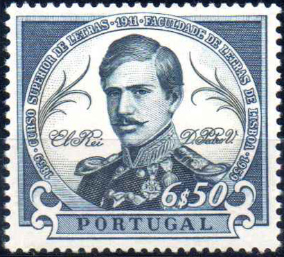 0960.jpg -     Lote:    960                   Descrição:         1961 &mdash; Centenário da Faculdade de Letras. CE875, 6$50. Selo com a impressão total em azul. MB e MR.        ***       Valor Base:     &euro; 40,00     Valor Venda:     &euro;      