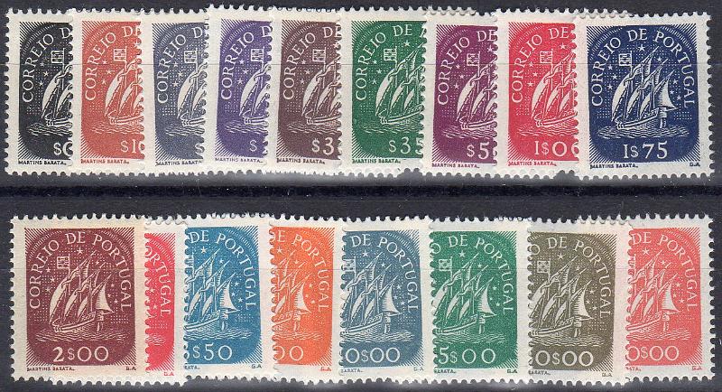 1293.jpg -     Lote:    1293                   Descrição:         1943 &mdash; Caravela. CE617/33. Série completa. Valor de catálogo &euro; 1.720,00.        ***       Valor Base:     &euro; 190,00     Valor Venda:     &euro;      