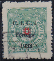 1338.jpg -     Lote:    1338                   Descrição:         1935/36 &mdash; Porte Franco. Sociedade de Geografia de Lisboa. Emblema da Sociedade, sem coroa. Com sobrecarga do Congresso do Instituto Colonial Internacional "C.I.C.I." CE SGL15 * Sobrecarga A. Valor de catálogo &euro; 145,00.        O       Valor Base:     &euro; 25,00     Valor Venda:     &euro;      