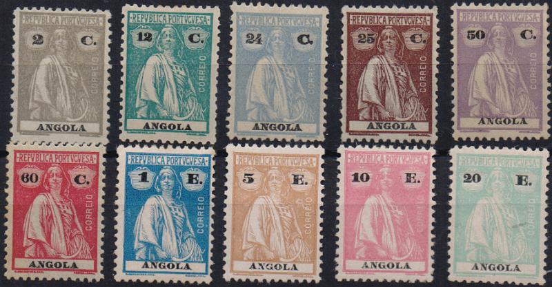 1399.jpg -     Lote:    1399                   Descrição:         1925/26 &mdash; Ceres. Novas cores e valores. CE212/221. Série completa. Valor de catálogo &euro; 302,00.        **       Valor Base:     &euro; 60,00     Valor Venda:     &euro;      