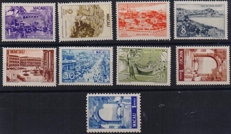 1530.jpg -     Lote:    1530                   Descrição:         1950/51 &mdash; Motivos locais. Novas cores. CE341/348. Valor de catálogo &euro; 100,00.        **       Valor Base:     &euro; 20,00     Valor Venda:     &euro;      