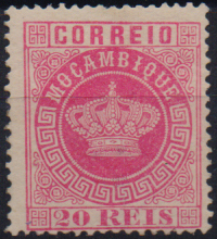 1547.jpg -     Lote:    1547                   Descrição:         1881/85 &mdash; Tipo Coroa. CE11, 20 reis rosa, denteado 13 &frac12;. Valor de catálogo &euro; 1.900,00.        RG***       Valor Base:     &euro; 250,00     Valor Venda:     &euro;      
