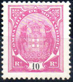1634.jpg -     Lote:    1634                   Descrição:         1895 &mdash; Tipo "Elefantes". CE13, 10 reis lilás malva, papel porcelana, denteado 11 &frac12; (nãocatalogado neste denteado).        **       Valor Base:     &euro; 10,00     Valor Venda:     &euro;      