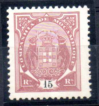 1635.jpg -     Lote:    1635                   Descrição:         1895/1902 &mdash; Tipo Elefante. CE14, 15 reis castanho, papel porcelana, denteado 11 Ÿ. Não catalogado neste denteado.        **       Valor Base:     &euro; 10,00     Valor Venda:     &euro;      