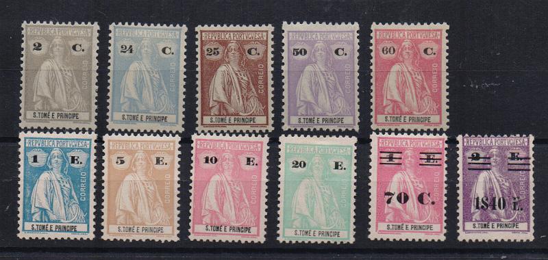 1720.jpg -     Lote:    1720                   Descrição:         1926/31 &mdash; Ceres. Novas cores e valores + Ceres, com sobretaxa. CE268/276 + 277/278. As duas séries completas. MB. Valor de catálogo &euro; 244,00.        **       Valor Base:     &euro; 50,00     Valor Venda:     &euro;      