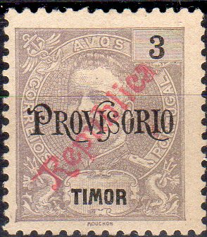 1735.jpg -     Lote:    1735                   Descrição:         1913 &mdash; D. Carlos I Muchon, com sobrecarga REPUBLICA local. Sobrecarga tipo I. Selo de 3 avos violeta cinzento CE62 com a sobrecarga. NÃO CATALOGADO. Provavelmente sobrecarregado por engano junto aos selos de 3 avos CE134. Raro.        *       Valor Base:     &euro; 40,00     Valor Venda:     &euro;      
