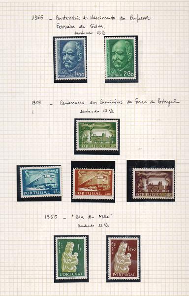 2002.jpg -     Lote:    2002                   Descrição:         Portugal &mdash; Folhas de álbum com selos desde 1956 a 1979. Valor aproximado de catálogo &euro; 2.500,00.        Lote       Valor Base:     &euro; 180,00     Valor Venda:     &euro;      