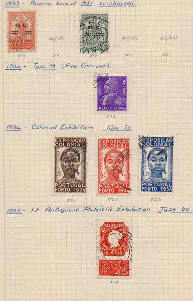 2004.jpg -     Lote:    2004                   Descrição:         Portugal &mdash; Folhas de álbum com selos usados de 1933 a 1954. Lote a ver.        Lote       Valor Base:     &euro; 25,00     Valor Venda:     &euro;      