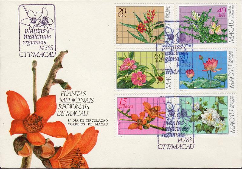 2036.jpg -     Lote:    2036                   Descrição:         Macau &mdash; Classificador com 53 FDC's desde 1976 a 1992 + cinco postais máximos. Alguns FDC's com boas séries (instrumentos musicais, plantas medicinais, leques, pagodes, novos serviços postais, etc.). Bom lote. Valor de catálogo &euro; 608.90.        Lote       Valor Base:     &euro; 100,00     Valor Venda:     &euro;      