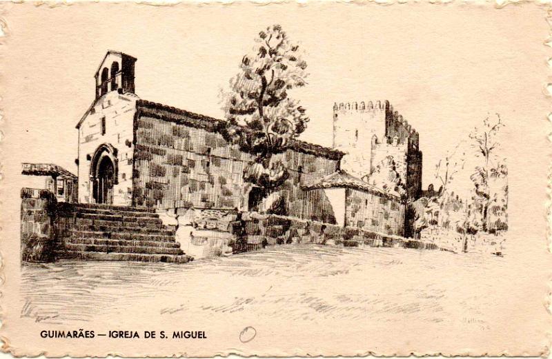 2123.jpg -     Lote:    2123      Lotes pelo Correio              Descrição:         1937 &mdash; Selo Tudo pela Nação. 1.ª Série não numerada. OM86, 25c azul (O &mdash; Guimarães * Igreja de S. Miguel). Novo.        IN       Valor Base:     &euro; 5,00     Valor Venda:     &euro;      