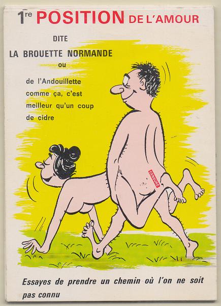 2300.jpg -     Lote:    2300      Lotes pelo Correio              Descrição:         Posições do amor. Lote de 9 postais ilustrados humorísticos sobre o sexo. Edição francesa.        PI       Valor Base:     &euro; 15,00     Valor Venda:     &euro;      