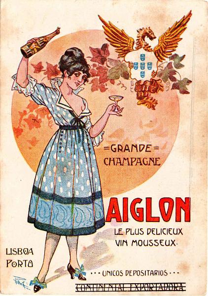 2307.jpg -     Lote:    2307      Lotes pelo Correio              Descrição:         Publicitários. Lisboa &mdash; "Aiglon", Grande Champanhe.        PI       Valor Base:     &euro; 9,00     Valor Venda:     &euro;      