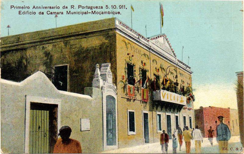 2331.jpg -     Lote:    2331      Lotes pelo Correio              Descrição:         Moçambique. Primeiro Aniversário da República Portuguesa. Edifício da Câmara Municipal. Novo.        PI       Valor Base:     &euro; 6,00     Valor Venda:     &euro;      