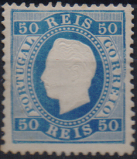 2533.jpg -     Lote:    2533      Lotes pelo Correio              Descrição:         1879/1880 &mdash; D. Luís I. Fita direita. CE50, 50 reis azul, denteado 12 &frac12;. Selo regomado.        RG***       Valor Base:     &euro; 30,00     Valor Venda:     &euro;      