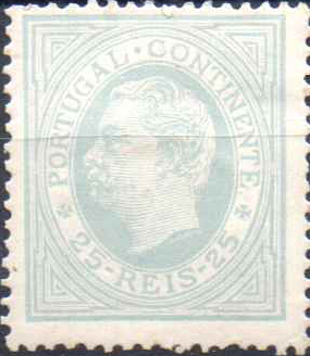 2541.jpg -     Lote:    2541      Lotes pelo Correio              Descrição:         1880/81 &mdash; D. Luís I. De perfil. CE53, 25 reis azul cinzento, denteado 13 &frac12;. Selo regomado. Valor de catálogo &euro; 539,00.        RG**       Valor Base:     &euro; 25,00     Valor Venda:     &euro;      