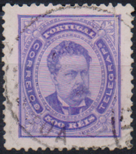2547.jpg -     Lote:    2547      Lotes pelo Correio              Descrição:         1884/87 &mdash; D. Luís I. De frente. CE65, 500 reis violeta, denteado 12 &frac12;. Valor de catálogo &euro; 97,00.        O       Valor Base:     &euro; 10,00     Valor Venda:     &euro;      