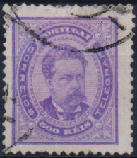 2548.jpg -     Lote:    2548      Lotes pelo Correio              Descrição:         1884/87 &mdash; D. Luís I. De frente. Novos valores. CE65, 500 reis violeta, denteado 12 &frac12;. Valor de catálogo &euro; 97,00.        O       Valor Base:     &euro; 8,00     Valor Venda:     &euro;      