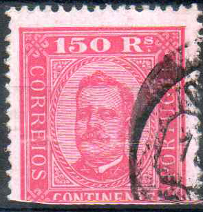 2569.jpg -     Lote:    2569      Lotes pelo Correio              Descrição:         1892/93 &mdash; D. Carlos I tipo Diogo Neto. CE77, 150 reis carmim s/ rosa, denteado 13 &frac12;. Valor de catálogo &euro; 95,00.        O       Valor Base:     &euro; 6,00     Valor Venda:     &euro;      