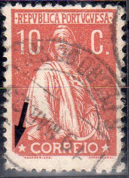 2627.jpg -     Lote:    2627      Lotes pelo Correio              Descrição:         1912 &mdash; Ceres. CE215, 10C laranja vermelho, denteado 12x11 &frac12;, papel liso. Selo com variedade de cliché MM LXIII (x15).        O       Valor Base:     &euro; 3,00     Valor Venda:     &euro;      