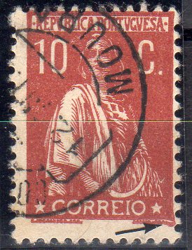 2628.jpg -     Lote:    2628      Lotes pelo Correio              Descrição:         1912 &mdash; Ceres. CE215, 10C tijolo, denteado 12x11 &frac12;, papel cartolina. Selo com variedade de cliché não catalogada.        O       Valor Base:     &euro; 4,00     Valor Venda:     &euro;      