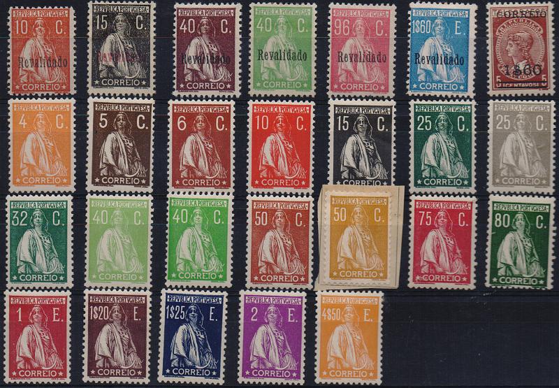 2716.jpg -     Lote:    2716      Lotes pelo Correio              Descrição:         1930 &mdash; Ceres. Gravura retocada. CE495/512. Série completa. Valor de catálogo &euro; 170,00.        **       Valor Base:     &euro; 20,00     Valor Venda:     &euro;      