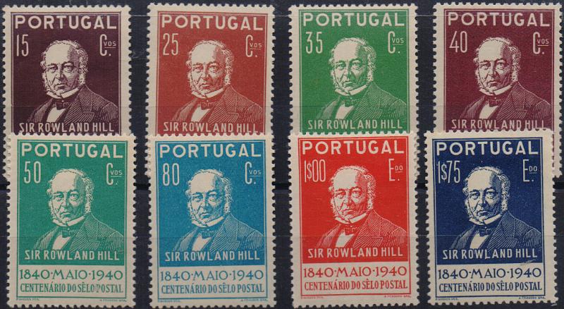 2743.jpg -     Lote:    2743      Lotes pelo Correio              Descrição:         1940 &mdash; Centenário do Selo Postal. CE599/606. Série completa. Valor de catálogo &euro; 90,00.        **       Valor Base:     &euro; 10,00     Valor Venda:     &euro;      
