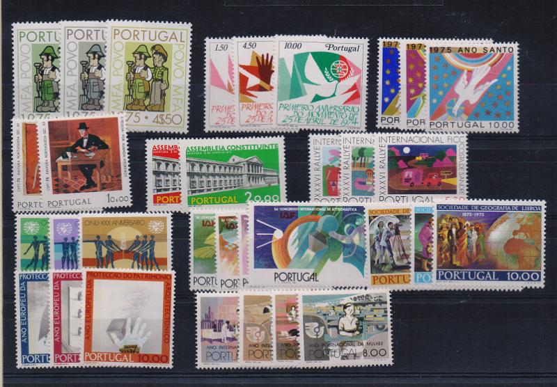 2836.jpg -     Lote:    2836      Lotes pelo Correio              Descrição:         1975 &mdash; Portugal. Ano completo - 33 selos. Valor de catálogo &euro; 185,00.        ***       Valor Base:     &euro; 18,00     Valor Venda:     &euro;      