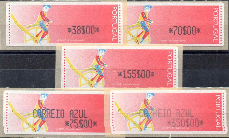 2882.jpg -     Lote:    2882      Lotes pelo Correio              Descrição:         1992 &mdash; Brinquedos Populares &mdash; O Amolador. Máquina CROUZET. CE ETQ6. Série completa para o correio ordinário e correio azul para o ano de 1992. Valor de catálogo &euro; 115,45.        ETQ       Valor Base:     &euro; 20,00     Valor Venda:     &euro;      