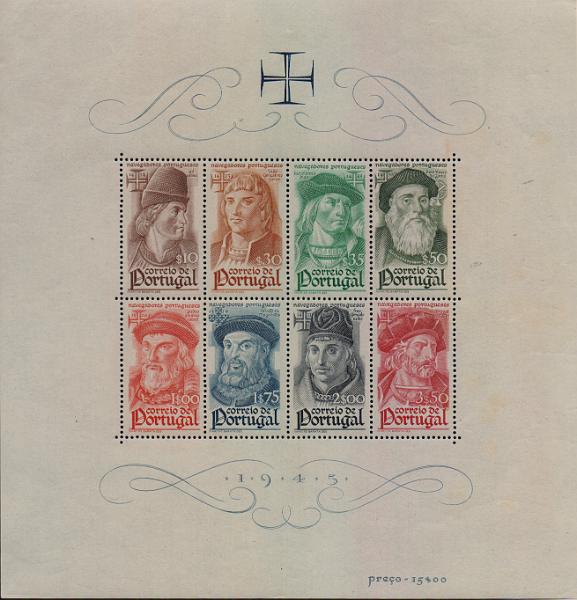 2931.jpg -     Lote:    2931      Lotes pelo Correio              Descrição:         1945 &mdash; Navegadores Portugueses. CD BLC7. Valor de catálogo &euro; 100,00. Mancha de ferrugem. Lote a ver.        ***       Valor Base:     &euro; 5,00     Valor Venda:     &euro;      