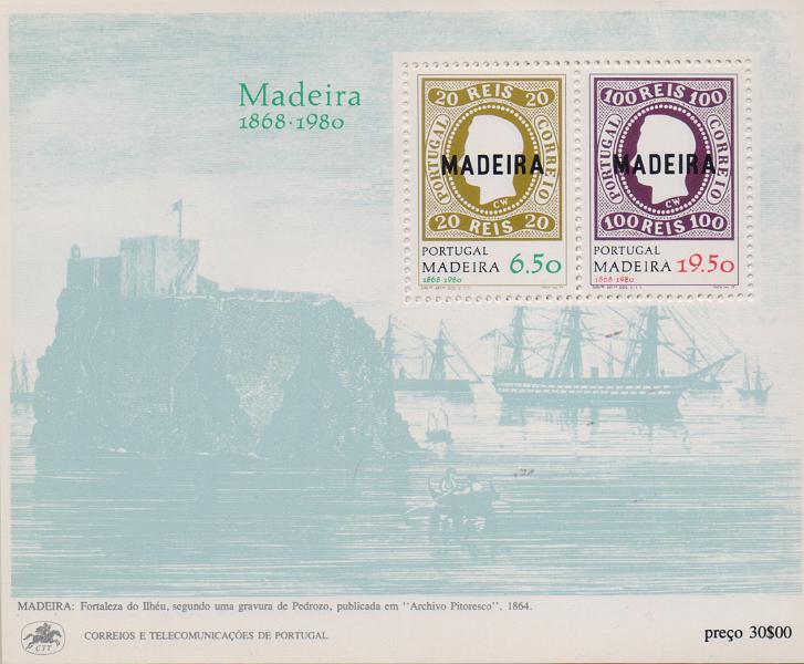 2934.jpg -     Lote:    2934      Lotes pelo Correio              Descrição:         1980 &mdash; Evocação da 1.ª emissão se selos da Madeira. CE BLC30. Lote com 29 blocos. Valor de catálogo &euro; 220,50.        BLC***       Valor Base:     &euro; 20,00     Valor Venda:     &euro;      