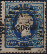2978.jpg -     Lote:    2978      Lotes pelo Correio              Descrição:         1868/70 &mdash; D. Luís I. Fita curva, denteados. CE12, 120 reis azul. Valor de catálogo &euro; 140,00.        O       Valor Base:     &euro; 12,00     Valor Venda:     &euro;      