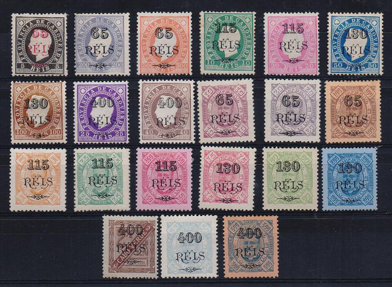 3046.jpg -     Lote:    3046      Lotes pelo Correio              Descrição:         1902 &mdash; D. Luís I + D. Carlos I, com sobretaxa. CE52/72. Série completa. Lote a ver        **/*       Valor Base:     &euro; 20,00     Valor Venda:     &euro;      